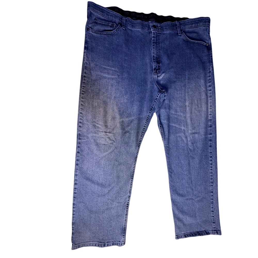 Wrangler Five Star Premium Denim Relaxed Fit Jeans Blue 42x30 ZM3CSSL Mens-1000